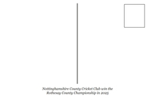 County Champions 2025 Trophy Postcard