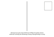 Homegrown County Champions 2025 Postcard