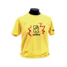 2023 Trent Rockets Junior Yellow Graphic Tee
