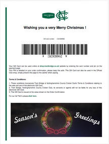 E Gift Card