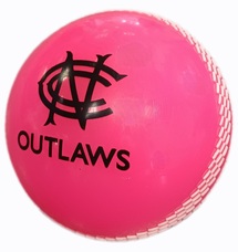 Outlaws PVC Cricket Ball - Pink