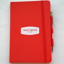 Trent Bridge soft feel A5 Notebook & Pen