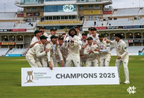 County Champions 2025 Trophy Celebration Postcard