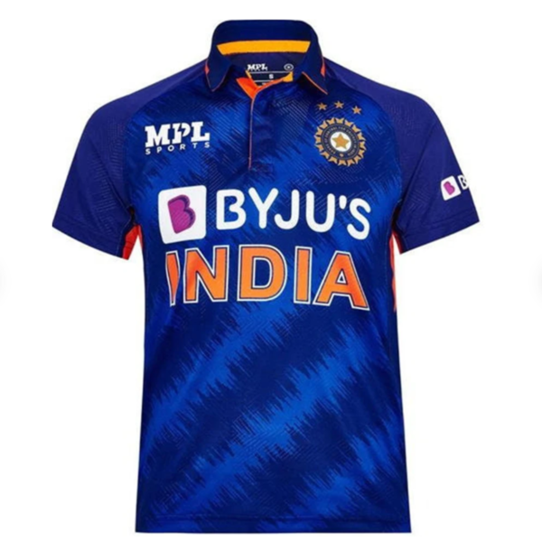 Junior Replica India Official T20 and ODI Shirt