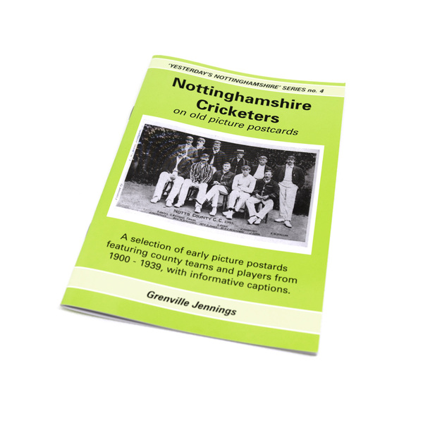 Nottinghamshire Cricketers on old picture postcards book